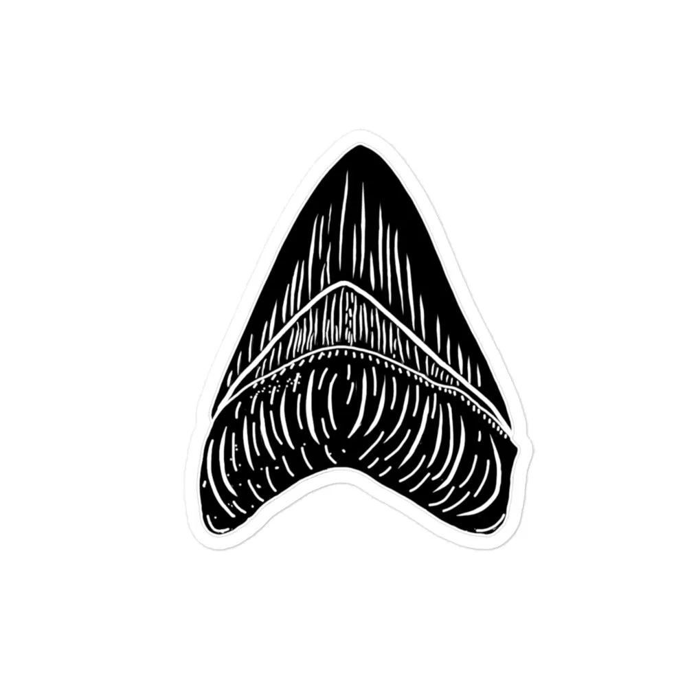 Black Megalodon Sticker