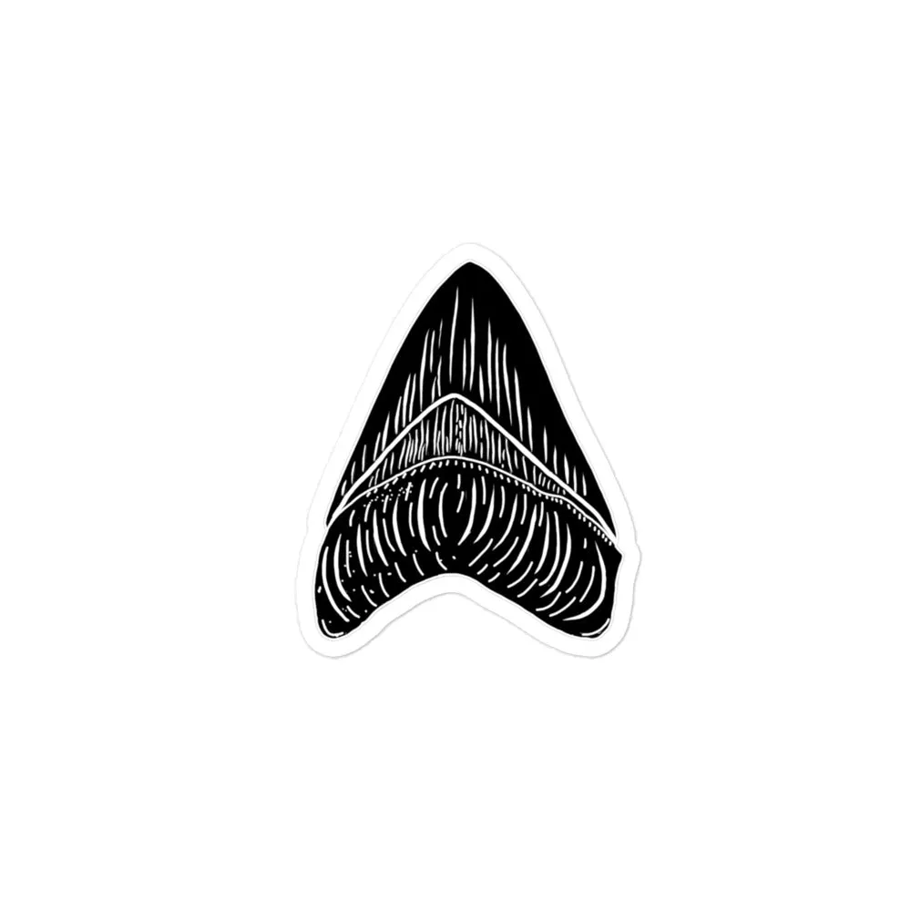 Black Megalodon Sticker