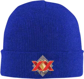 Cerveza Xx Dos Equis Logo Classic Warm Winter Knit Cap Fleece Lined Beanie Hat