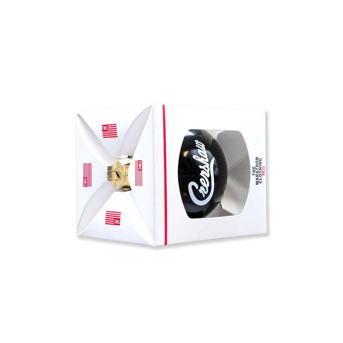 Crenshaw Ornament - Black/White