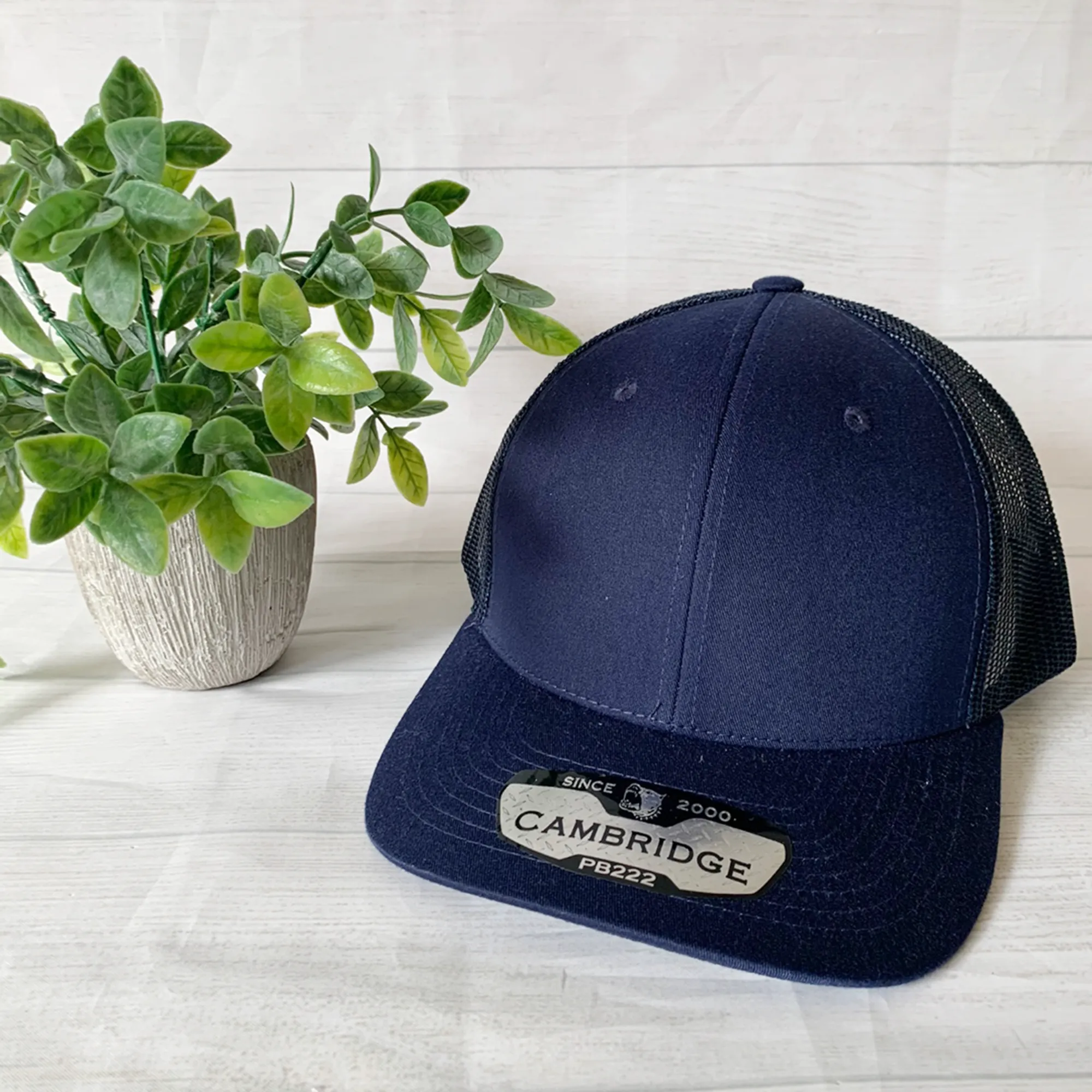 Custom Embroidered Text/Logo Mesh Trucker Hat