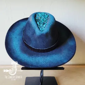 CUSTOM Hand-Painted Cowgirl Western Boho Hat & Band (A1)