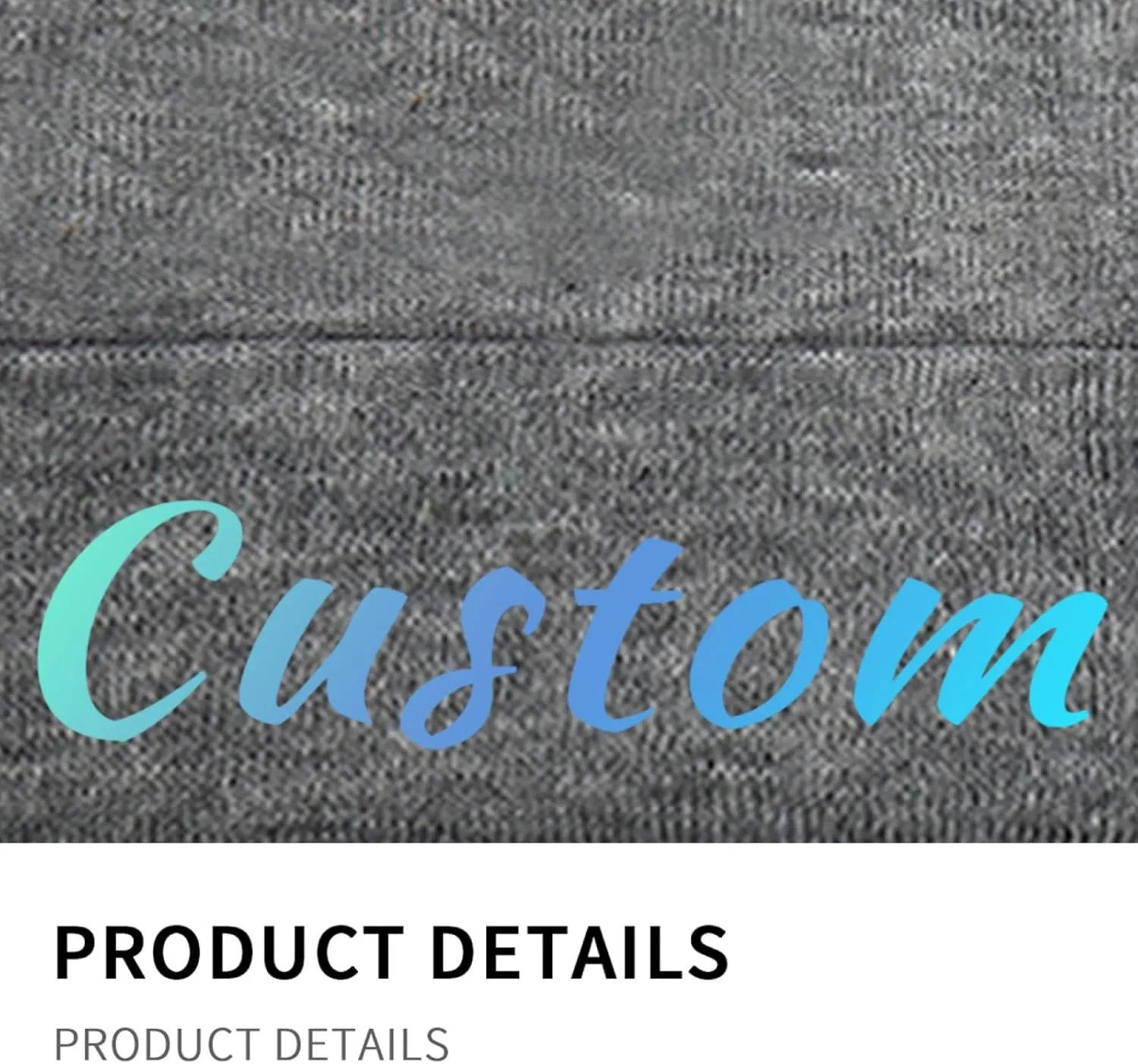 Custom Soft Skull Beanie Hat with Your Text/Logo/Photo, Personalized Winter Knitted Cuffed Beanie Hat for Men & Women