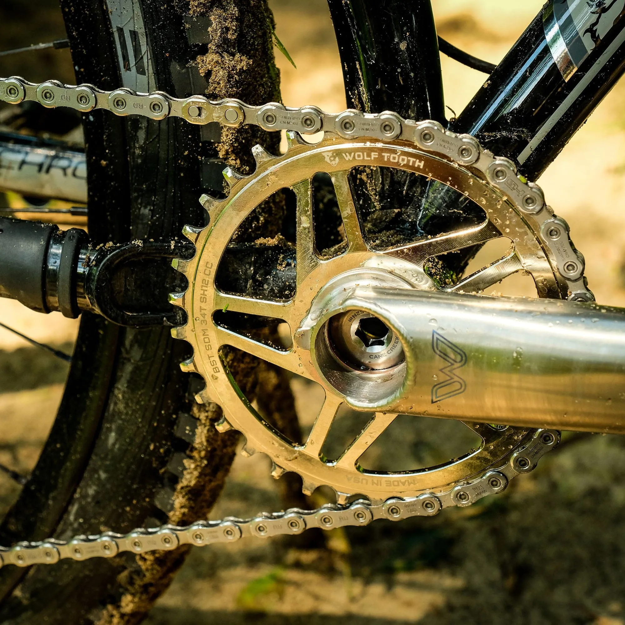 Direct Mount Chainrings for Cane Creek and SRAM Cranks for Shimano 12spd Hyperglide  Chain