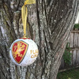 Flagler College Round Cloisonne Ornament