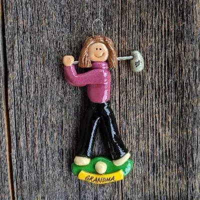 Golfer Christmas Ornament
