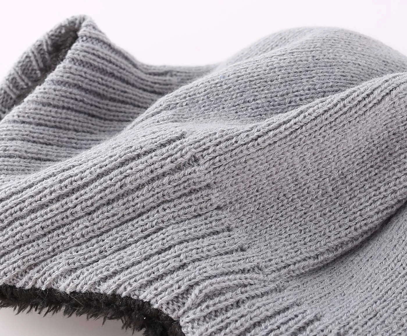 Home Prefer Toddler Boys Girls Fleece Knit Kids Hat Visor Earflaps Winter Hat