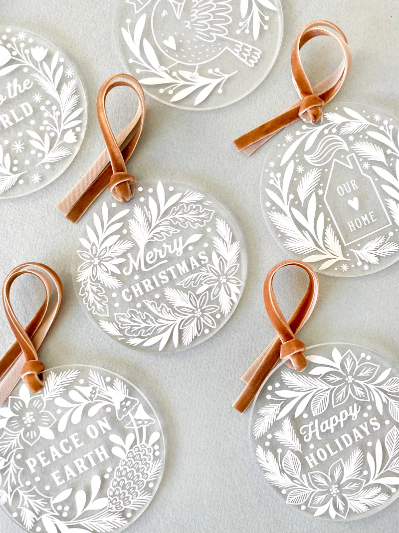 Limited Edition Acrylic Ornament: Peaceful Dove