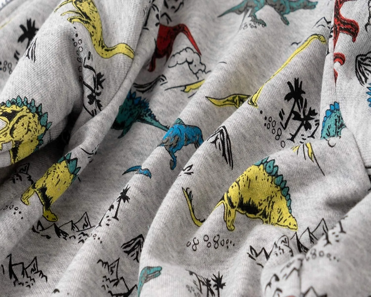 Little Hand Boys Hoodies Dinosaur Toddler Boys Jacket Kids Sweatshirts Long Sleeve Hooded Shirts 2-7 Years