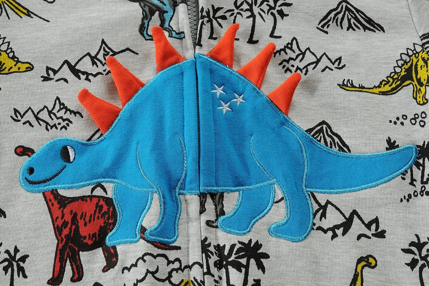 Little Hand Boys Hoodies Dinosaur Toddler Boys Jacket Kids Sweatshirts Long Sleeve Hooded Shirts 2-7 Years