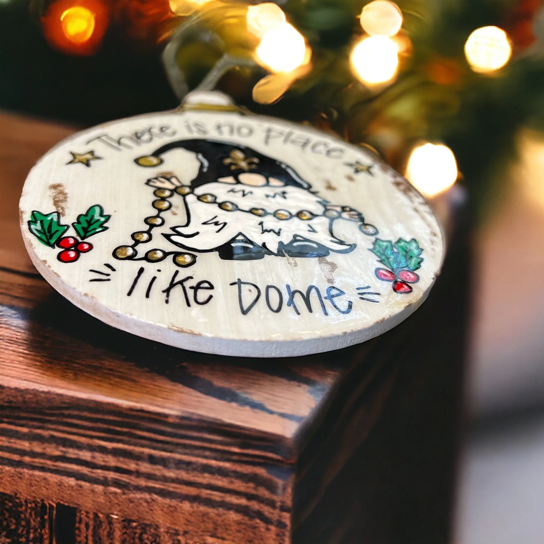 New Orleans Ornament - Saints Ornament, Christmas Ornament, Holiday Ornament, Supersome Ornament, NOLA Ornament, Louisiana Ornament