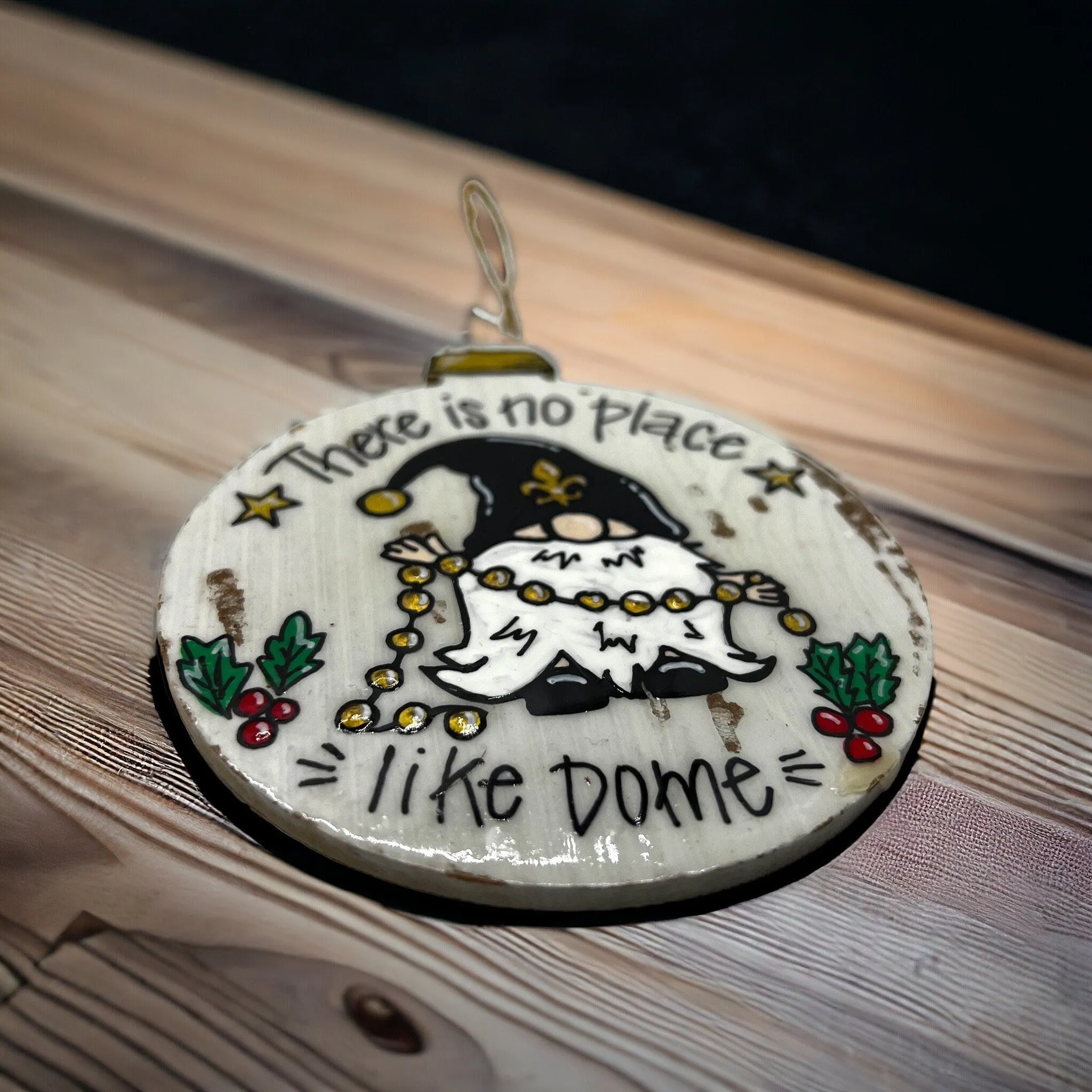 New Orleans Ornament - Saints Ornament, Christmas Ornament, Holiday Ornament, Supersome Ornament, NOLA Ornament, Louisiana Ornament