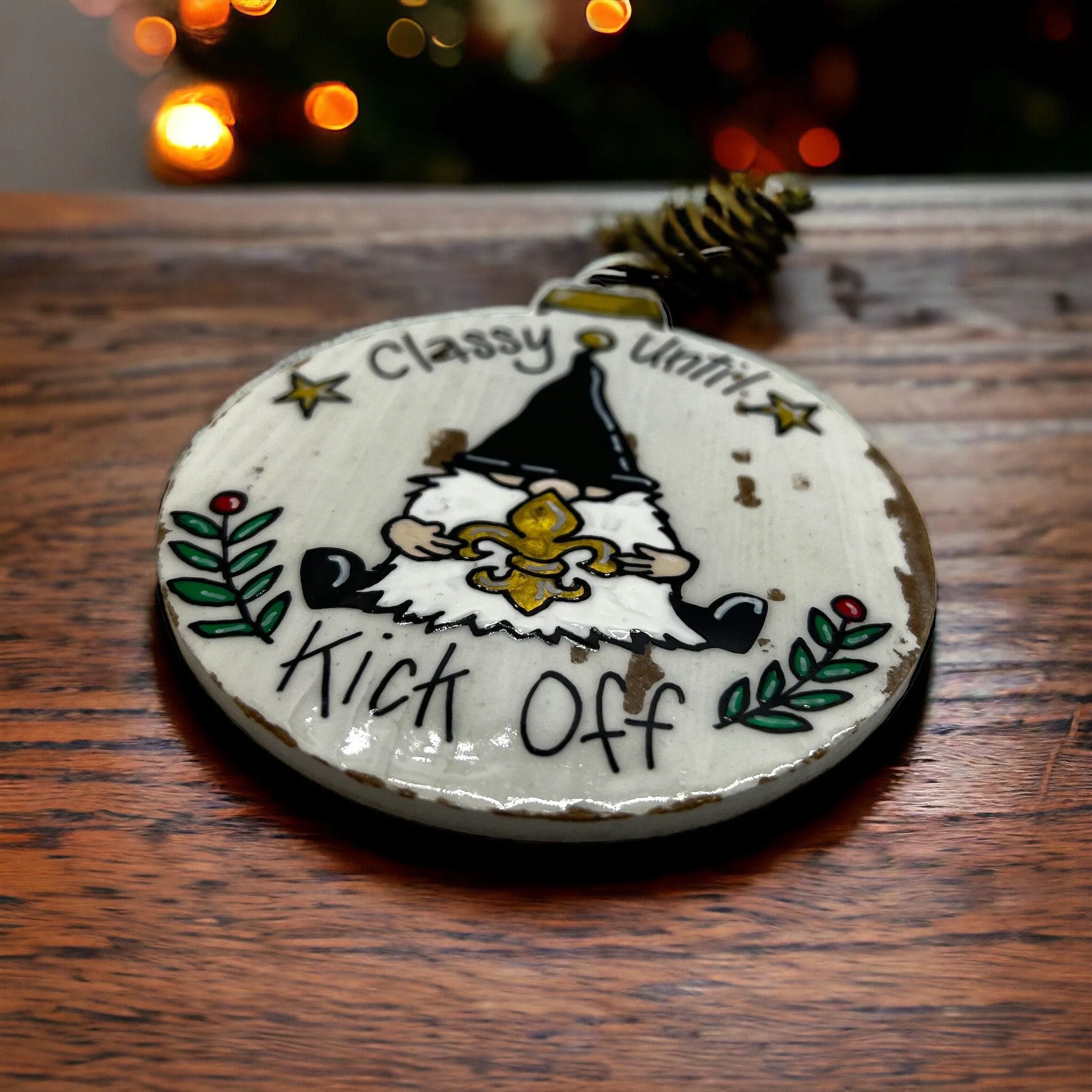 New Orleans Ornament - Saints Ornament, Christmas Ornament, Holiday Ornament, Supersome Ornament, NOLA Ornament, Louisiana Ornament