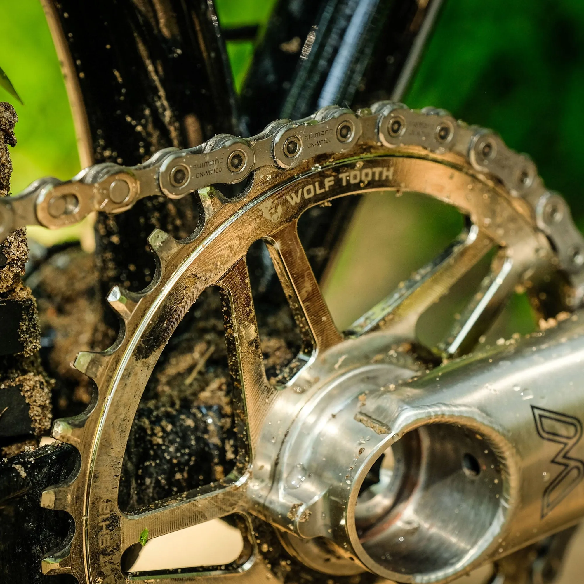 Oval Direct Mount Chainrings for Cane Creek and SRAM Cranks for Shimano 12spd Hyperglide  Chain