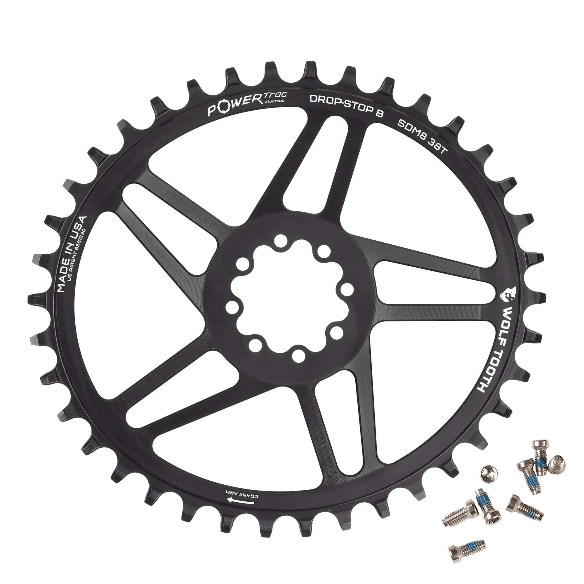Oval Direct Mount Chainrings for SRAM 8-Bolt Gravel / Road Cranks