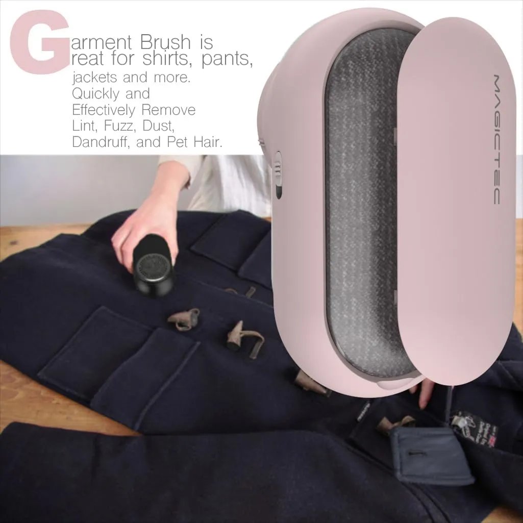 Rechargeable Fabric Shaver, Magictec Lint Remover Sweater Defuzzer Lints Fuzzs Pills Pilling Trimmer for Clothes and Furniture -Battery Operated (GlamKitty)