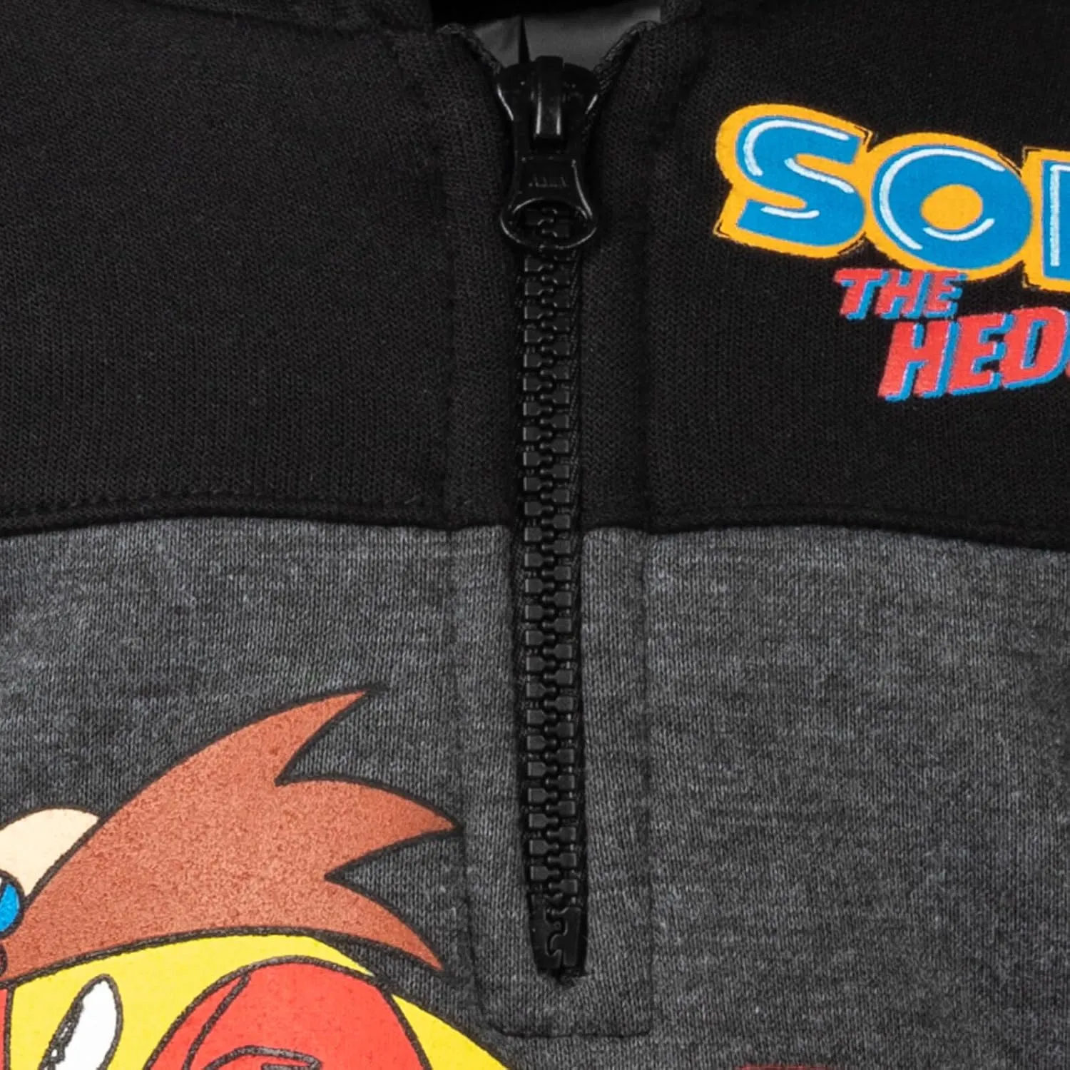 SEGA Sonic the Hedgehog Fleece Half Zip Hoodie Toddler to Big Kid