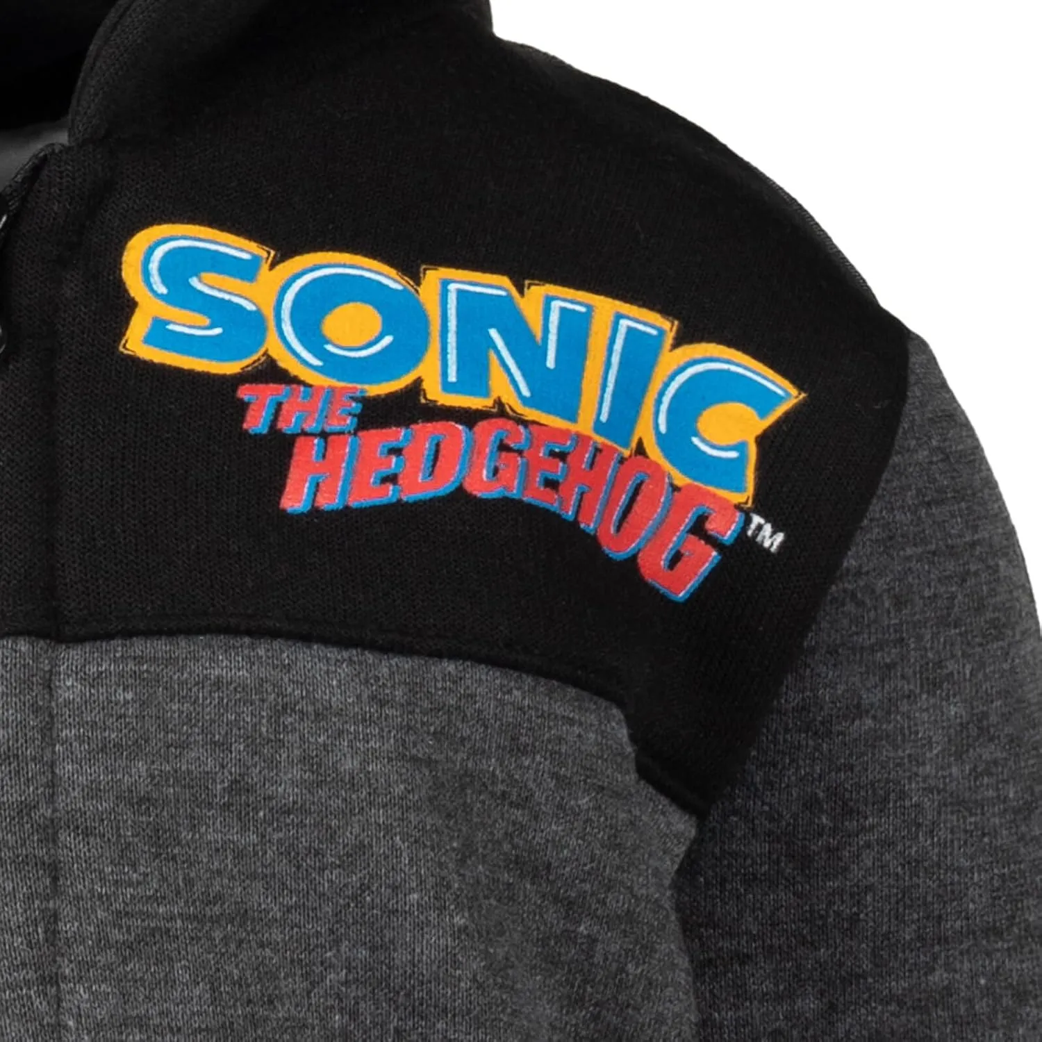SEGA Sonic the Hedgehog Fleece Half Zip Hoodie Toddler to Big Kid