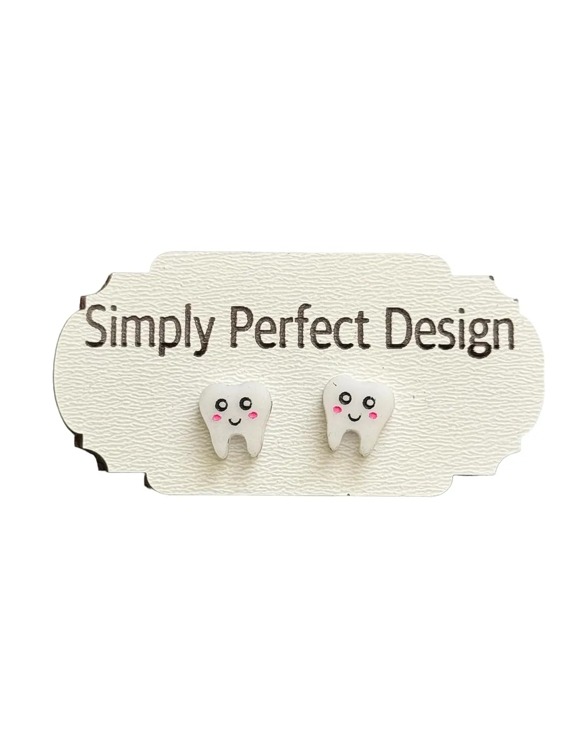 Simply Perfect Design Hypoallergenic Earrings - Fun Stainless Steel Earrings for Girls and Women - Quirky Dental Tools Theme - Teeth Cleaning Plaque Remover Dental Picks, Tartar, & Hard Plaque Remover