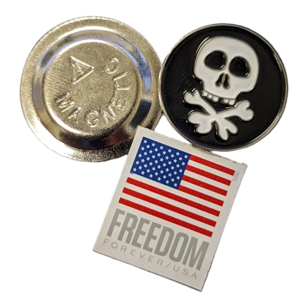 Skull & Crossbones | Magnetic Hat Pin