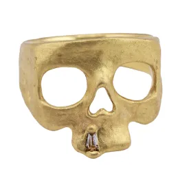 Snaggletooth Skull Pinky Ring