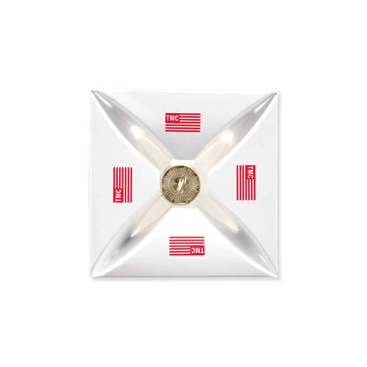 TMC Bar Logo Ornament - White/Red