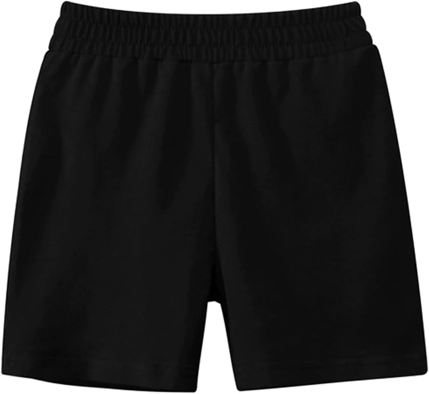 Toddler Boys Cotton Shorts Summer Elastic Waistband Pull on Jogger Short Pants