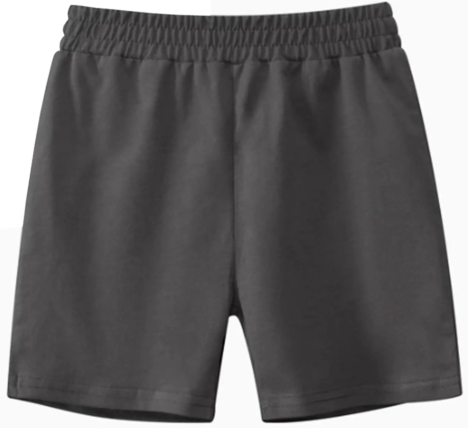 Toddler Boys Cotton Shorts Summer Elastic Waistband Pull on Jogger Short Pants